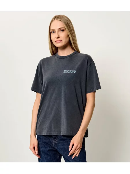 Anine Bing Tricou Cade Palm | Relaxed fit gri