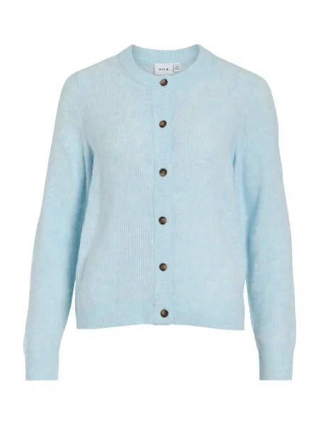 VILA Geacă tricotată deschis albastru