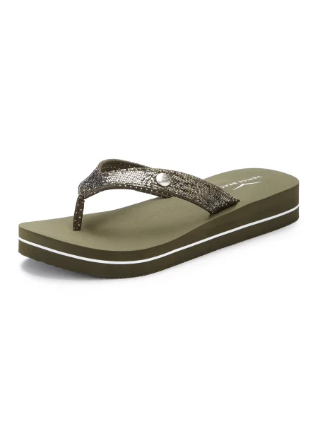 VENICE BEACH Flip-flops oliv alb