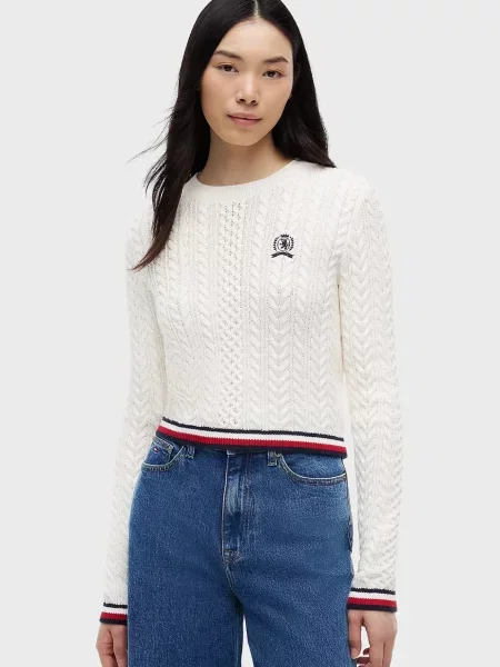 Светр Tommy Jeans білий