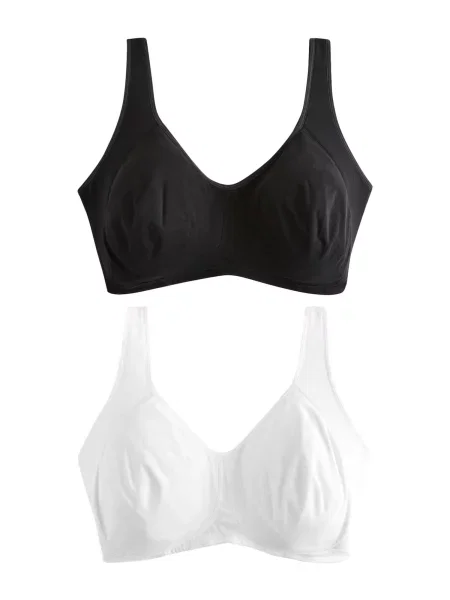 Next Sutien negru alb