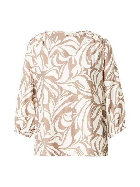 Fransa Bluză ARIANA deschis / maro deschis bej