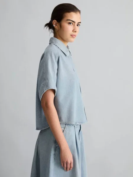 Сорочка повсякденна Marc O'Polo denim блакитний
