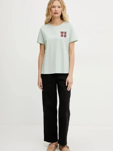 Футболка Weekend Max Mara зеленая