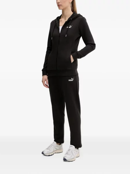 Pantaloni Puma alergare cu autograf negru