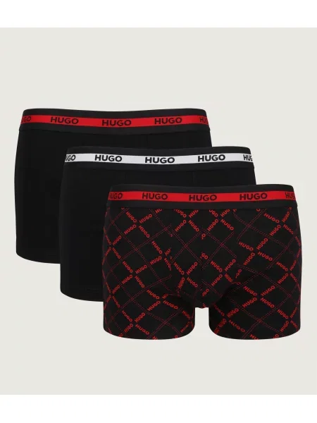HUGO Boxeralsók tengerészkék / piros / fehér fekete