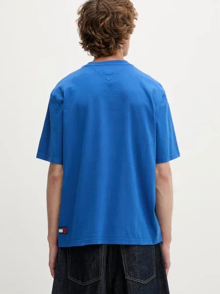 Tommy Jeans T-shirt basic niebieska