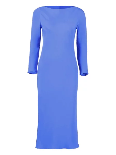 Rochie maxi Peter Cohen până la genunchi de costum albastru