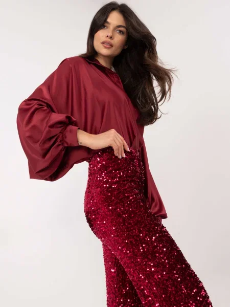 Pantaloni Italy Moda cu paiete