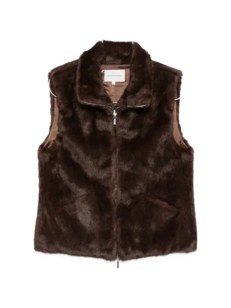 Prsluk Viktoria Chan smeđa