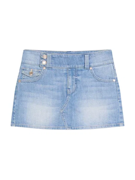 Bershka Fustă deschis albastru