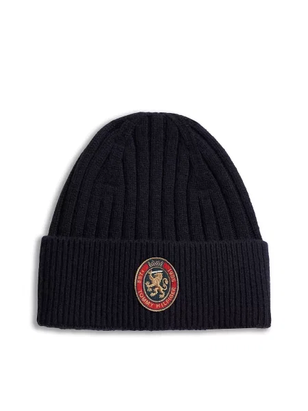 TOMMY HILFIGER Căciulă albastru închis / galben auriu roșu