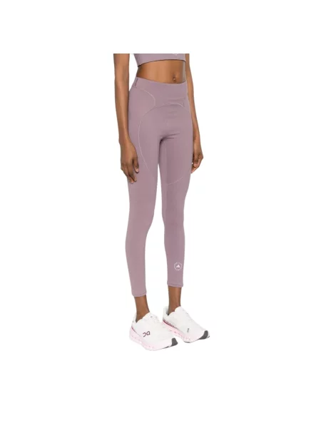 Legginsy Adidas By Stella Mccartney na siłownię fioletowe