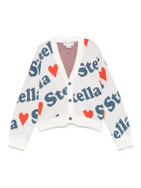 Dětské kardigan Stella Mccartney bílý