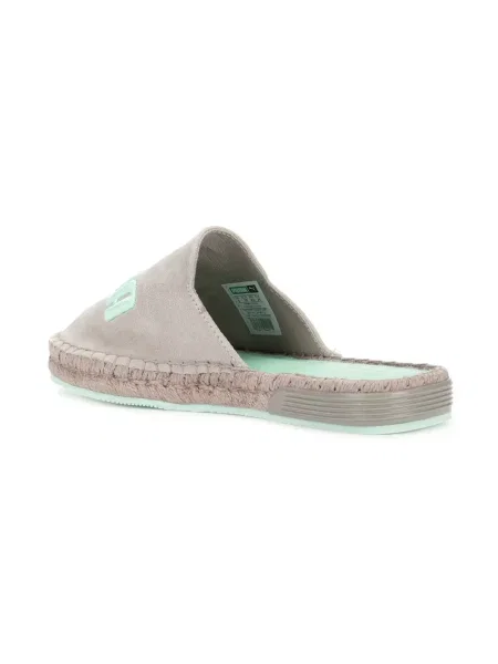 Espadrile Fenty X Puma cu broderie fără toc verde