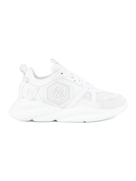 Sneakersy Philipp Plein skórzane białe