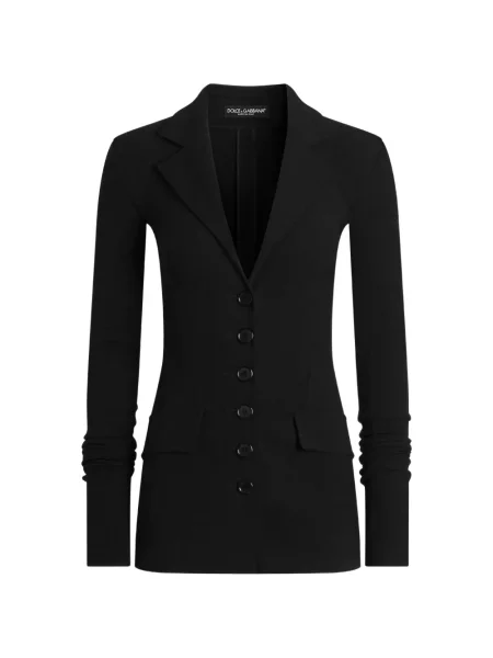 Geacă Dolce & Gabbana de lână negru