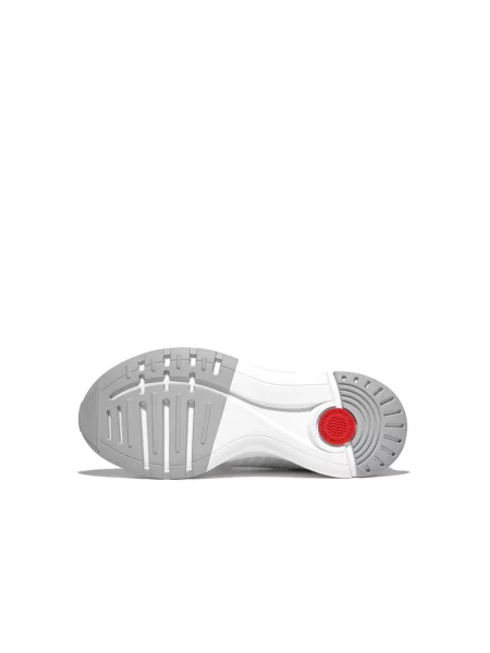 Sneakerși Fitflop tricotate alb