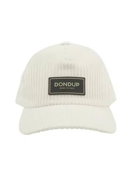 Czapka z daszkiem Dondup biała