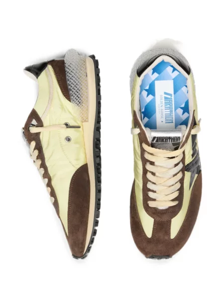 Τρέξιμο παπούτσια για τρέξιμο Golden Goose Running σουέτ πράσινο