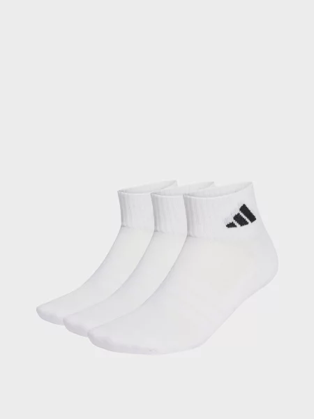 Adidas CUSHIONED ANKLE SOCKS Набір шкарпеток Унісекс Бавовна/поліестер білий