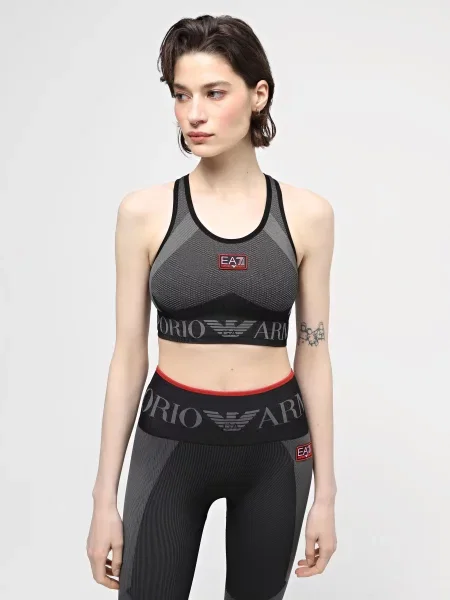Спортивный топ Ea7 черный