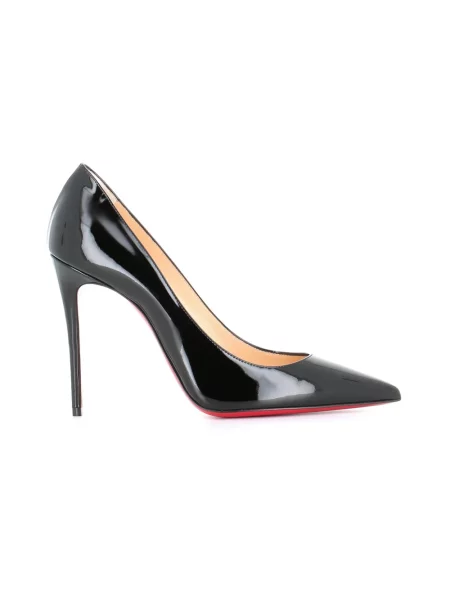 Czółenka Christian Louboutin skórzana czarna