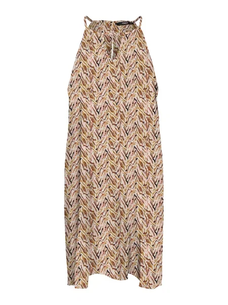 ONLY Rochie ONLNOVA / auriu / oliv maro