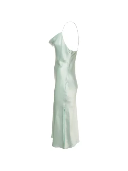 Rochie maxi Alice + Olivia drapată verde