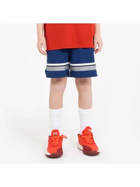 Spodenki do koszykówki dla dzieci NBA niebieskie