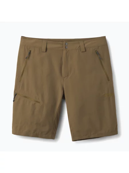 Pantaloni scurți de trekking pentru bărbați Rab Incline Light oak