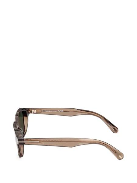 Sluneční brýle Tom Ford Eyewear s autogramem hnědé