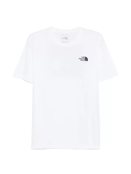 Scurt tricou The North Face alb