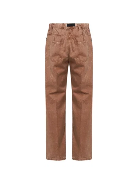 Cu centură pantaloni White Sand alb