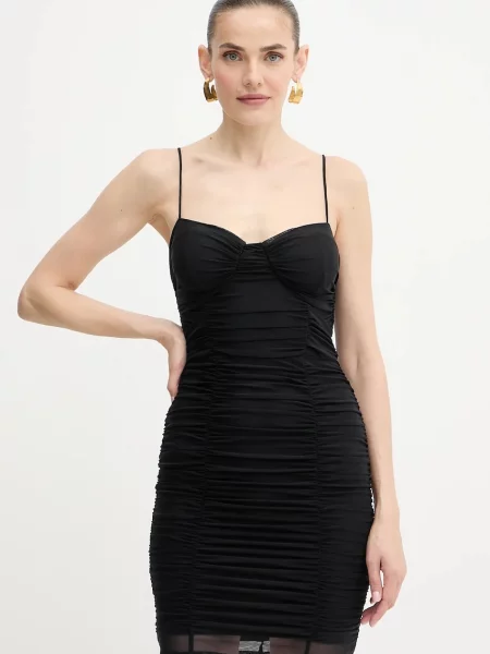 Guess sukienka CALLIE mini dopasowana czarny