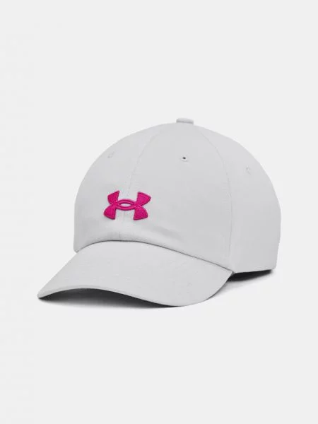 Шапка с козирка Under Armour синьо с апликация бяло