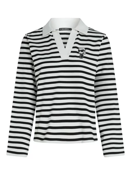 Polokošeľa Karl Lagerfeld biela