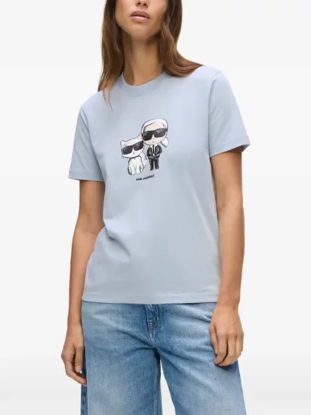 Tricou Karl Lagerfeld albastru