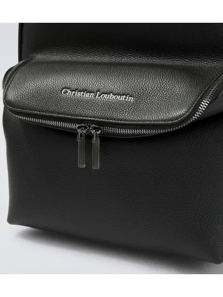 Rucsac Christian Louboutin din piele negru