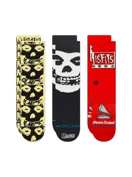 Stance Șosete galben pastel / roșu negru