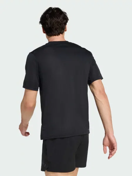 Спортивна футболка adidas Adidas Essentials перероблений чорний
