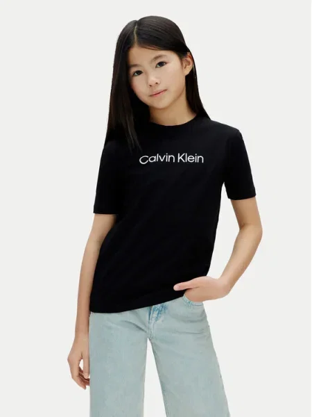 Calvin Klein Jeans Tricou Inst Logo negru