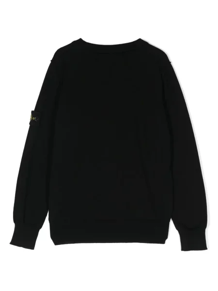 Sweter dziecięcy Stone Island czarny