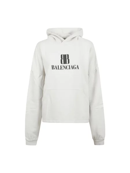 Lniana bluza Balenciaga biała
