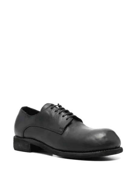 Pantofi derby Guidi din piele negru