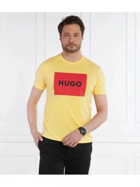 HUGO Tricou galben