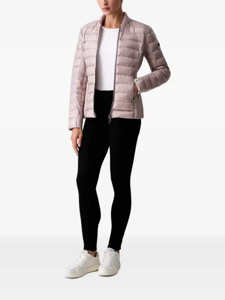 Geacă Armani Exchange cu glugă roz