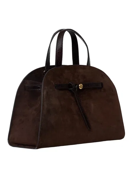 Torebka Tory Burch zamszowa brązowa