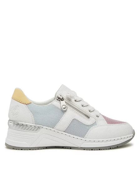 Sneakersy Rieker białe