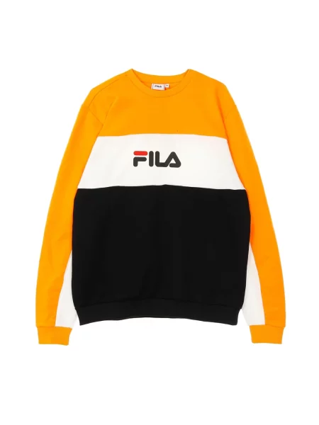 Lekka bluza Fila z okrągłym dekoltem biała